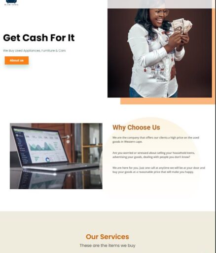 Get cash for selling used items easily.